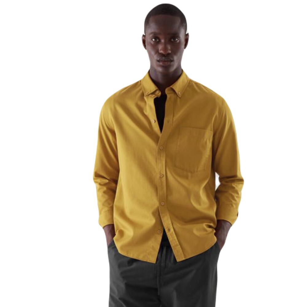 NWOT COS Men S Relaxed Fit Shirt in Lyocell Cotton